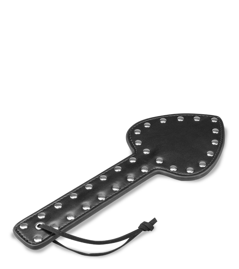 Paddle simili cuir et rivets Spade