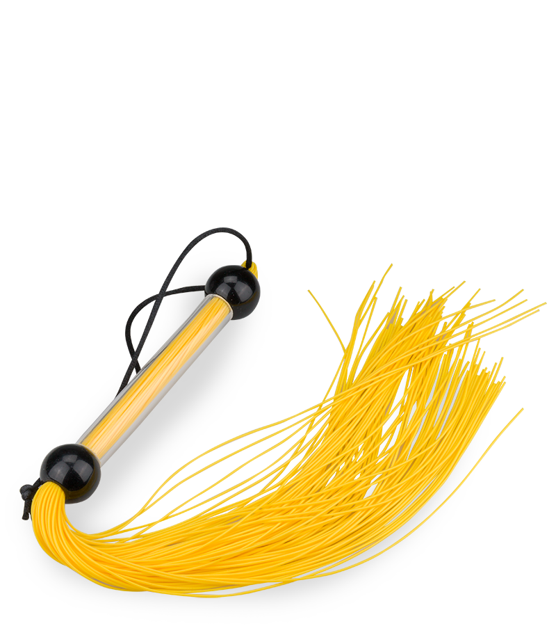 Petit martinet à lanières en silicone Punisher