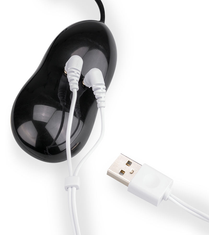 Petit stimulateur de prostate avec double cockring Remember