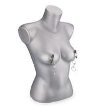 Charger l'image dans la galerie, Pinces à seins 3 anneaux métal
