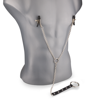 Pinces à seins + cockring métal