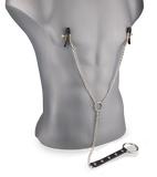 Pinces à seins + cockring métal