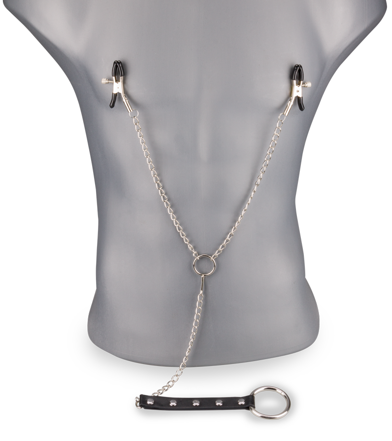 Pinces à seins + cockring métal