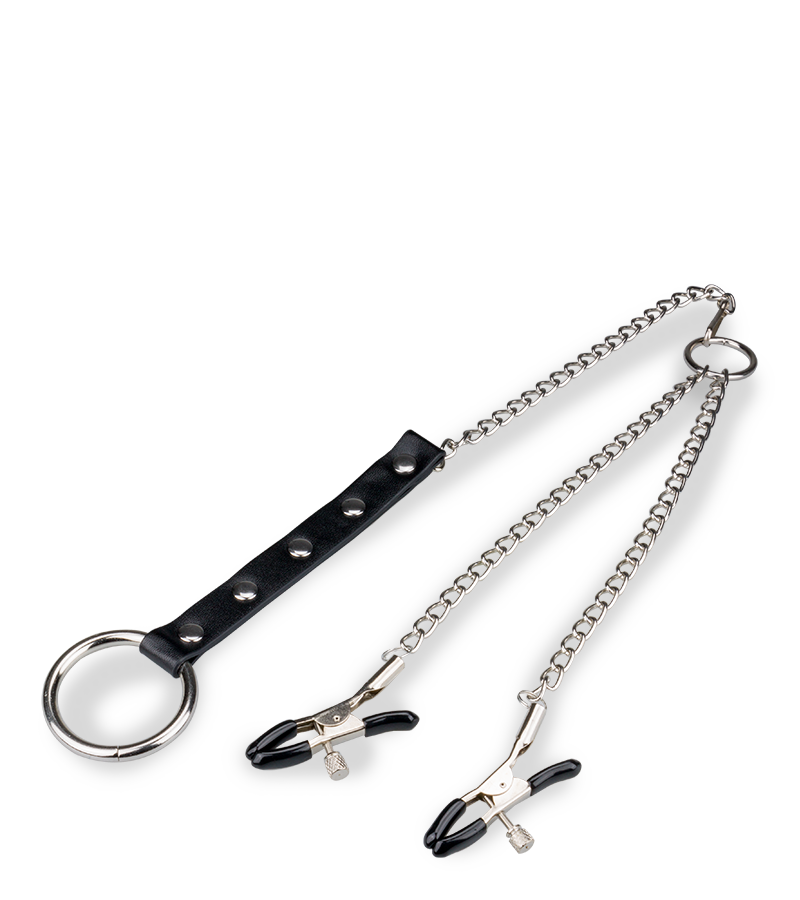 Pinces à seins + cockring métal