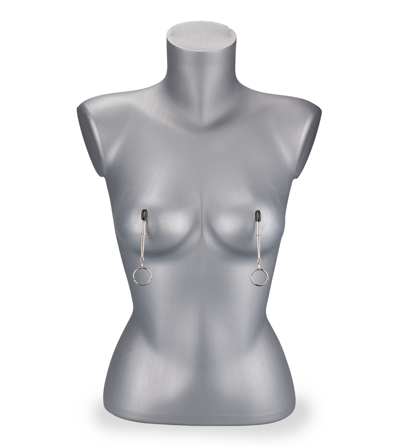 Pinces à tétons avec anneaux pour accessoires