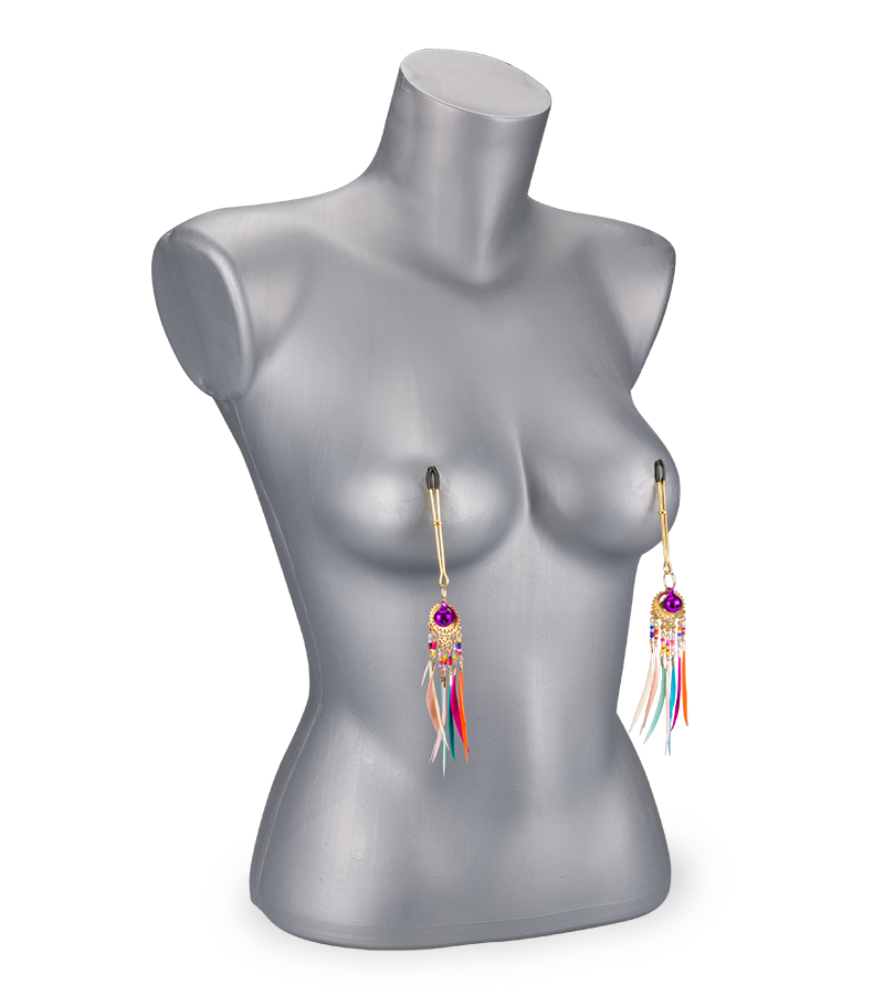 Pinces à tétons avec grelots Rio