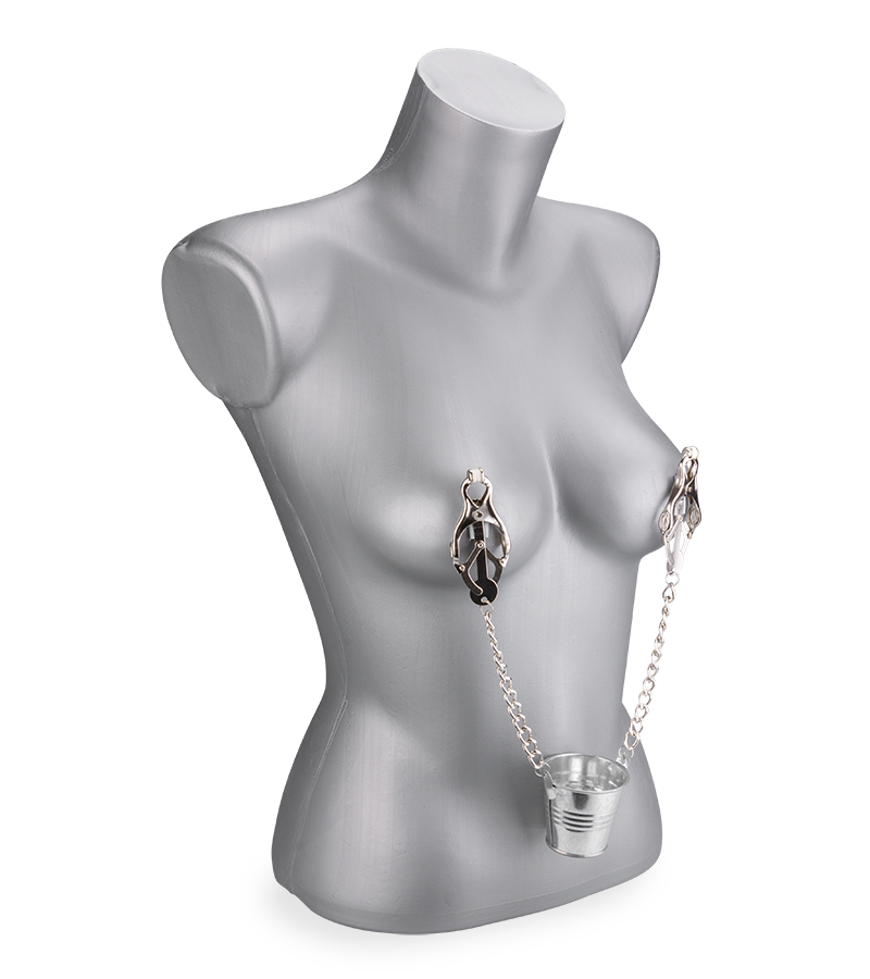 Pinces à tétons avec petit seau