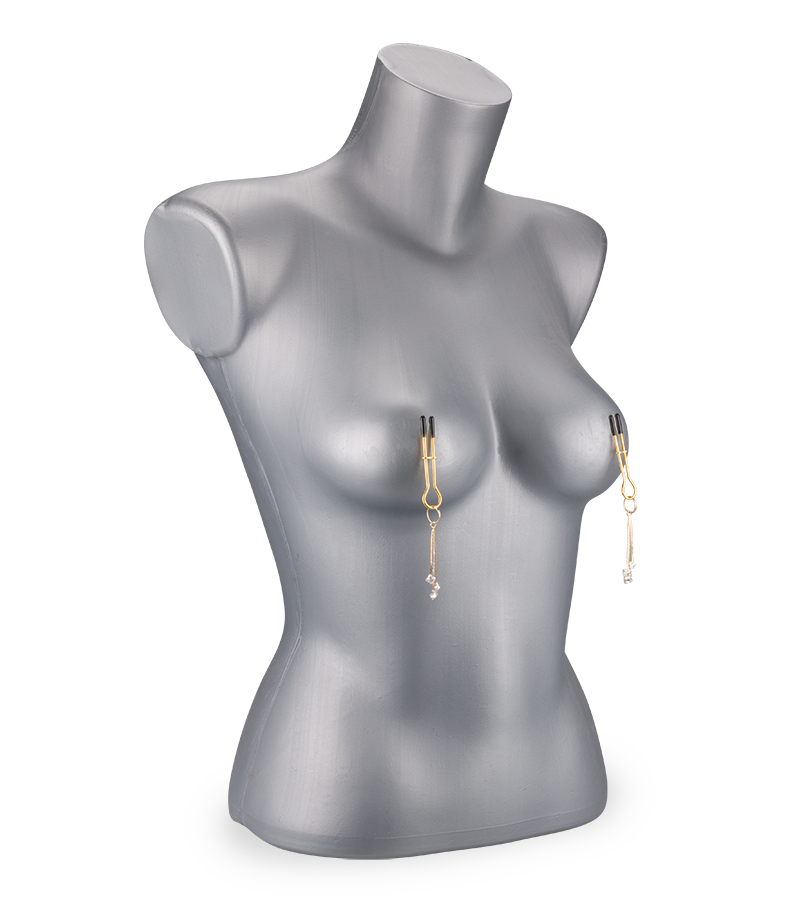 Pinces à tétons avec strass Sirius