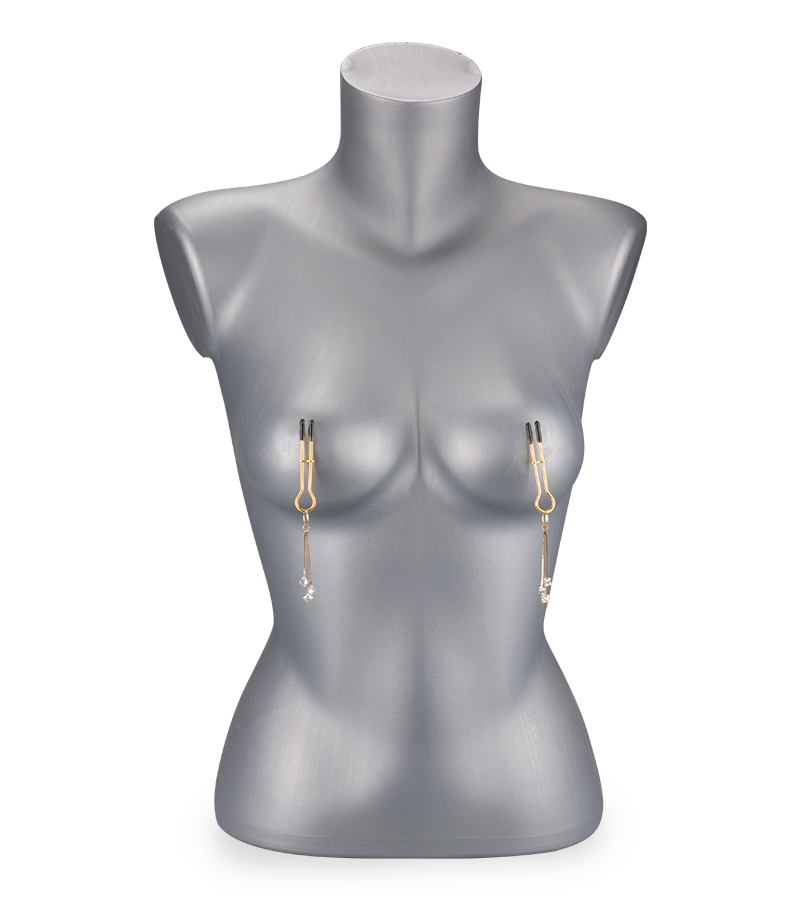 Pinces à tétons avec strass Sirius