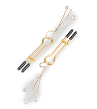 Charger l'image dans la galerie, Pinces à tétons avec strass Sirius