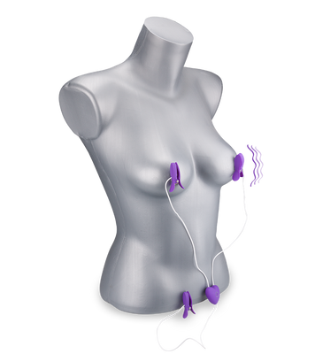 Pinces à tétons et clitoris vibrantes Kim