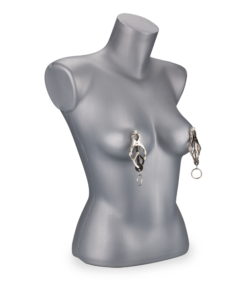 Pinces à tétons japonaises avec anneaux