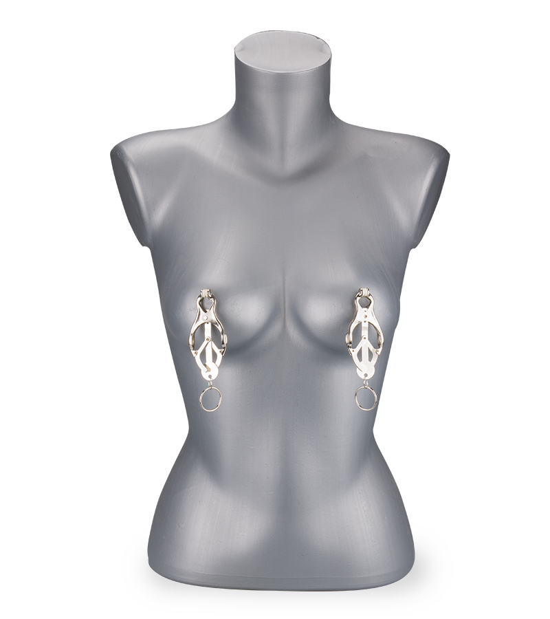 Pinces à tétons japonaises avec anneaux