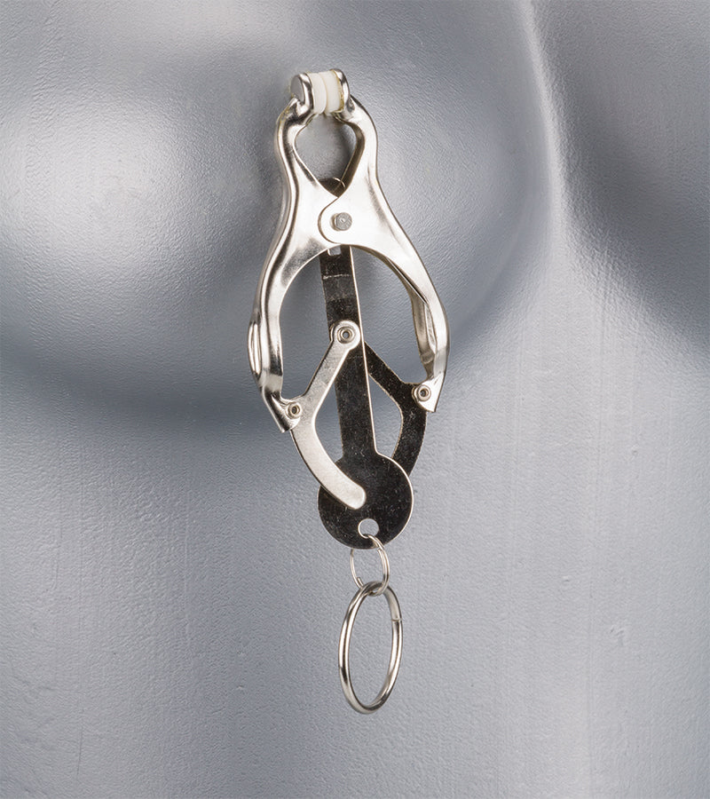 Pinces à tétons japonaises avec anneaux