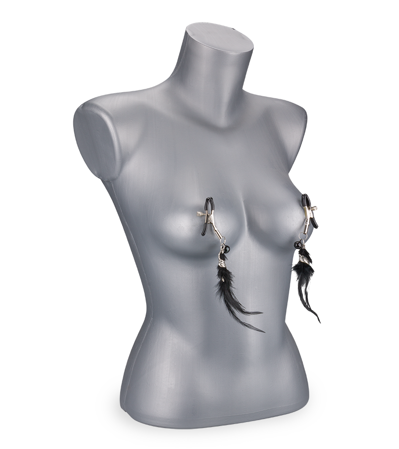 Pinces à tétons réglables Black Bird