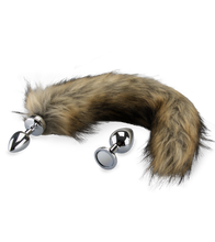 Charger l'image dans la galerie, Plug anal 2 rosebud queue de renard