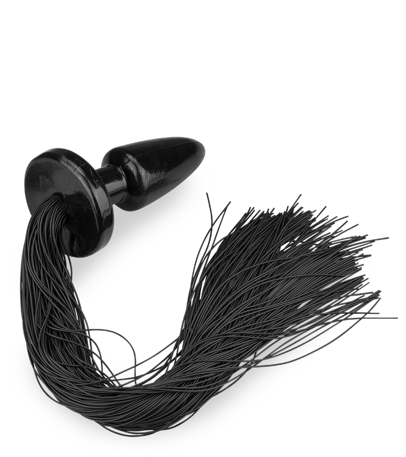 Plug anal à lanières en silicone