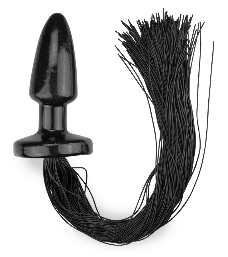 Plug anal à lanières en silicone