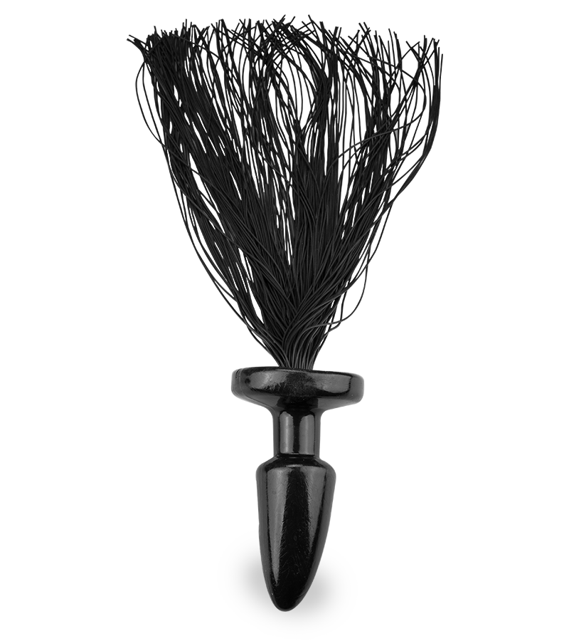 Plug anal à lanières en silicone