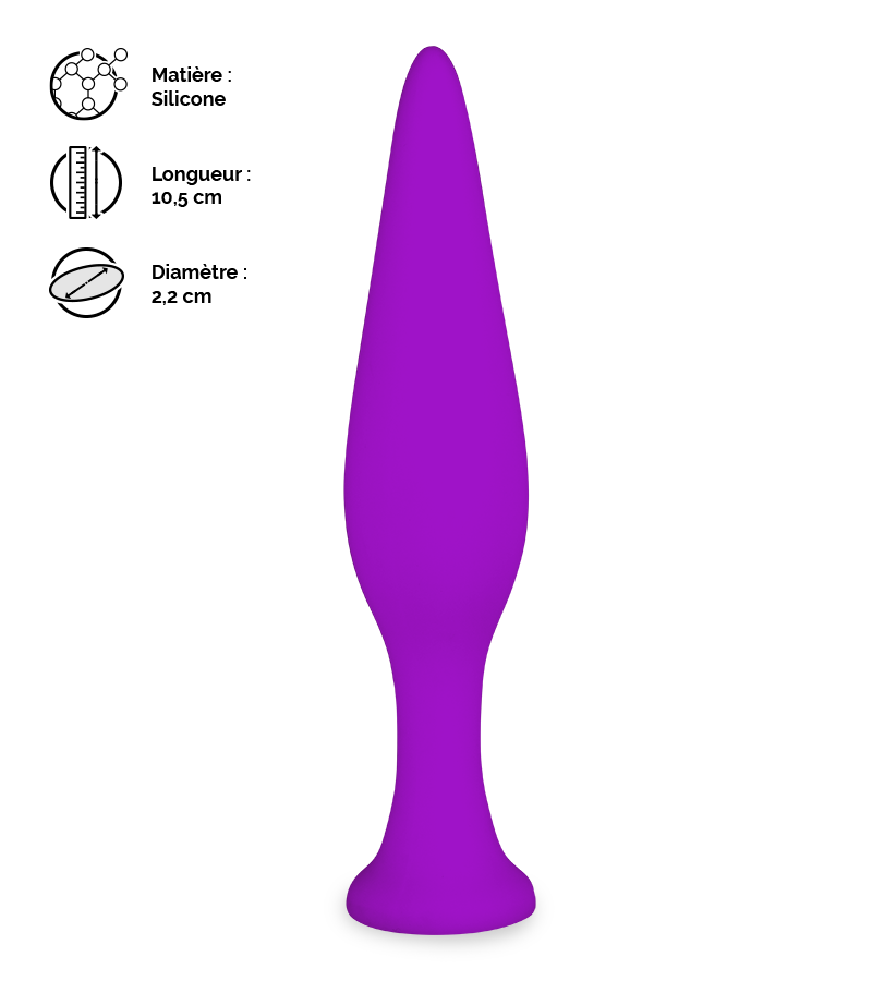 Plug anal à ventouse Olive