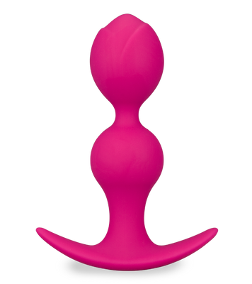 Plug anal avec deux boules