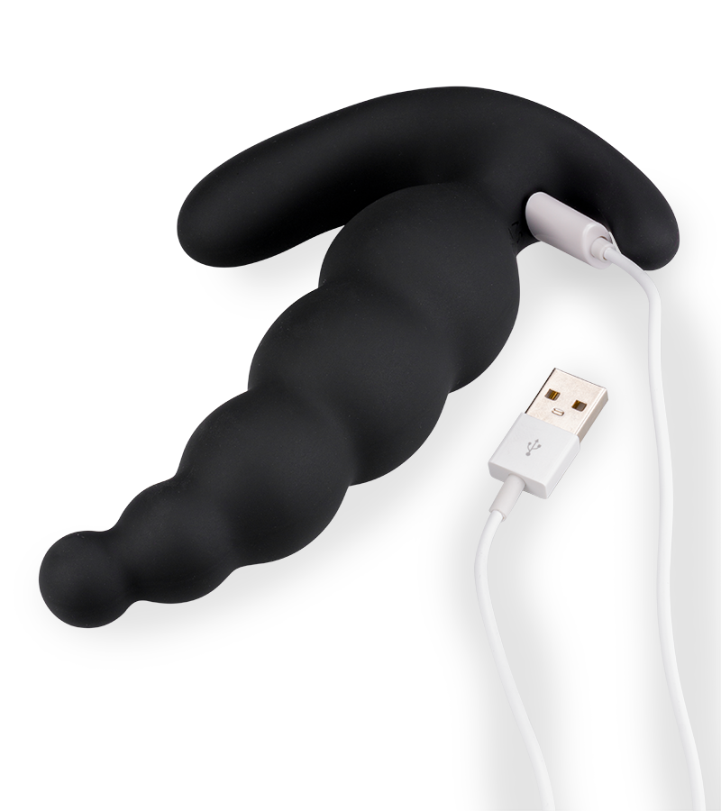 Plug anal chapelet 5 boules vibrant Dipper USB