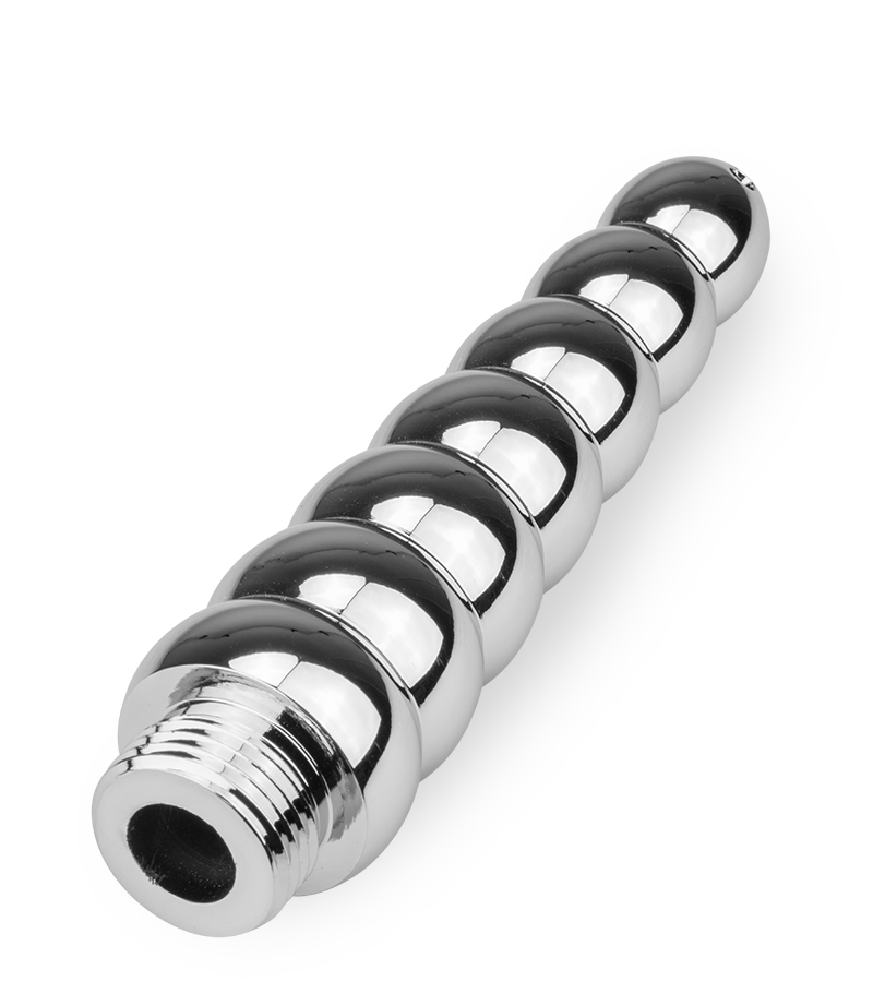 Plug anal chapelet 7 boules enema embout pommeau de douche