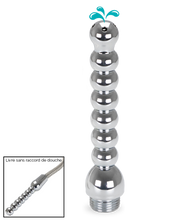Charger l'image dans la galerie, Plug anal chapelet enema 8 boules lavement anal sous la douche