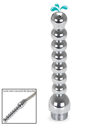 Plug anal chapelet enema 8 boules lavement anal sous la douche