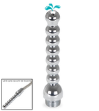 Plug anal chapelet enema 8 boules lavement anal sous la douche