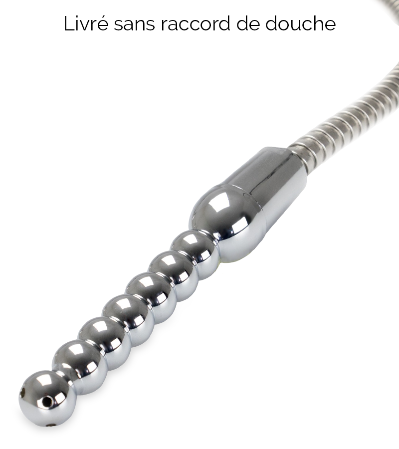 Plug anal chapelet enema 8 boules lavement anal sous la douche