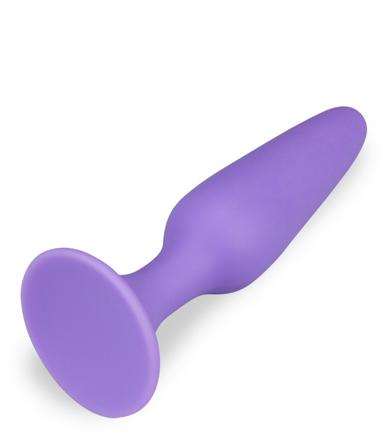 Plug anal conique ventouse