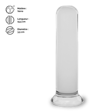Charger l'image dans la galerie, Plug anal en verre 15,5cm