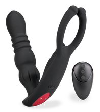 Charger l'image dans la galerie, Plug anal masseur de testicules vibrant et va-et-vient Ode