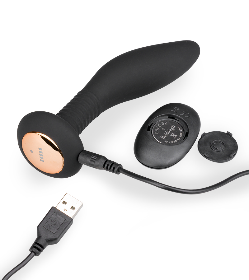 Plug anal télécommandé à distance 5 modes de vibration