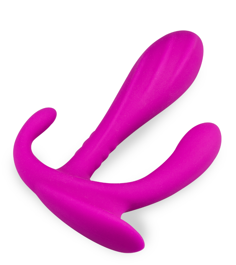 Plug anal triple stimulation