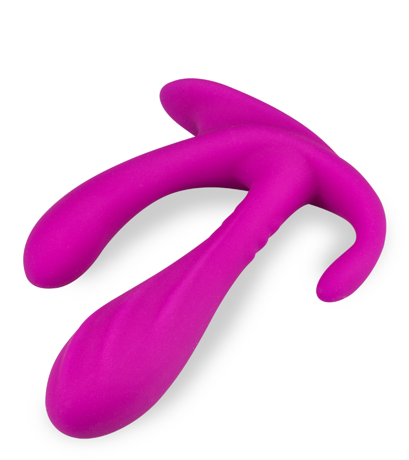 Plug anal triple stimulation