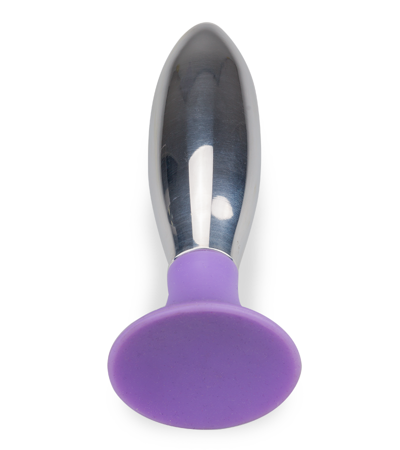 Plug anal ventouse acier 10,0cm