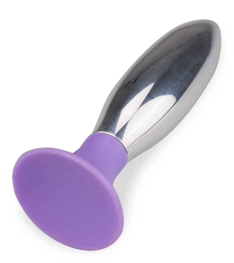 Plug anal ventouse acier 10,0cm