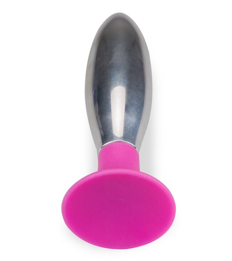 Plug anal ventouse acier 10,0cm