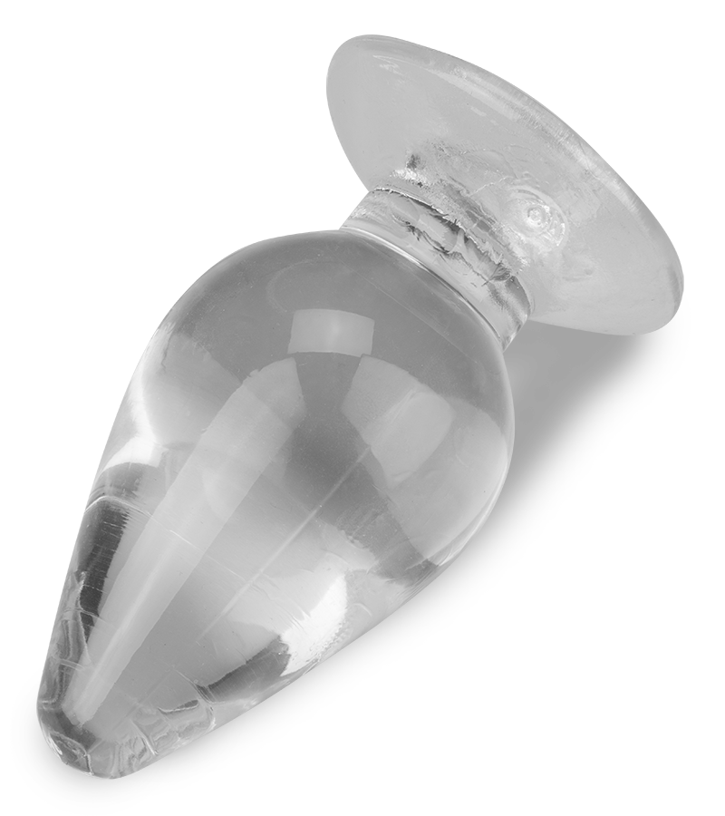 Plug anal ventouse transparent Softy