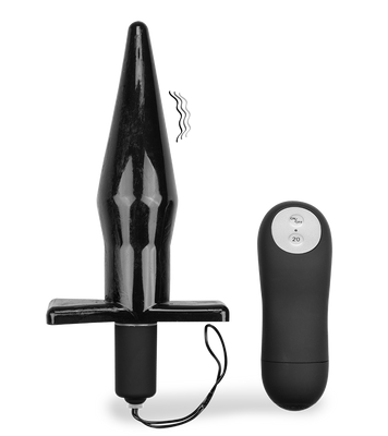 Plug anal vibrant cône télécommandé
