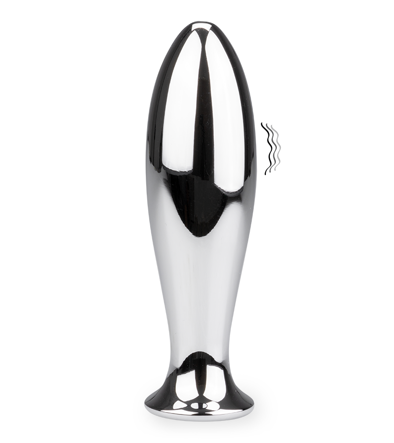 Plug anal vibrant en métal Ever