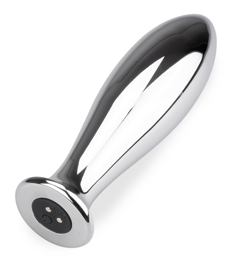 Plug anal vibrant en métal Ever