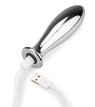 Charger l'image dans la galerie, Plug anal vibrant en métal Ever