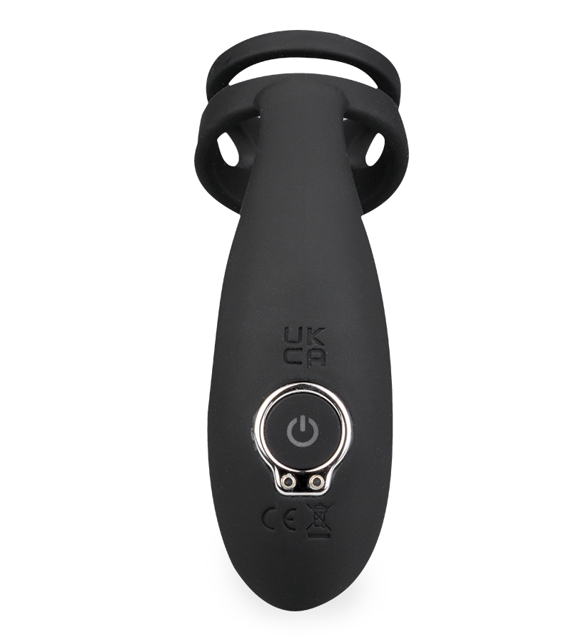 Plug anal vibrant et va-et-vient avec double cockring Toronto