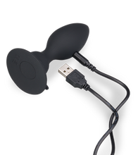 Charger l'image dans la galerie, Plug anal vibrant flexible Ă  ventouse