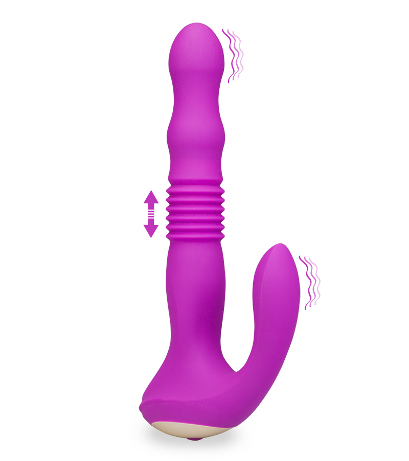 Plug anal vibrant va-et-vient Finn