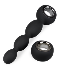 Charger l'image dans la galerie, Plug anal vibrant XXL chapelet 3 boules