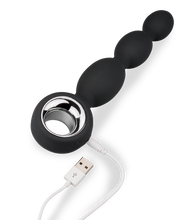 Charger l'image dans la galerie, Plug anal vibrant XXL chapelet 3 boules